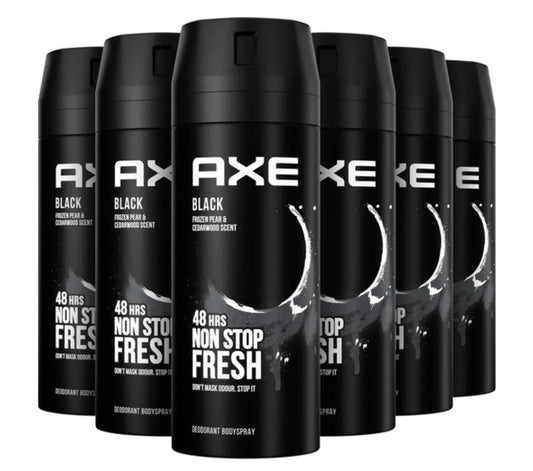 Axe Black Body Spray Deodorant_ 150ml x 12 _ Wholesale Prices _ Tradeling